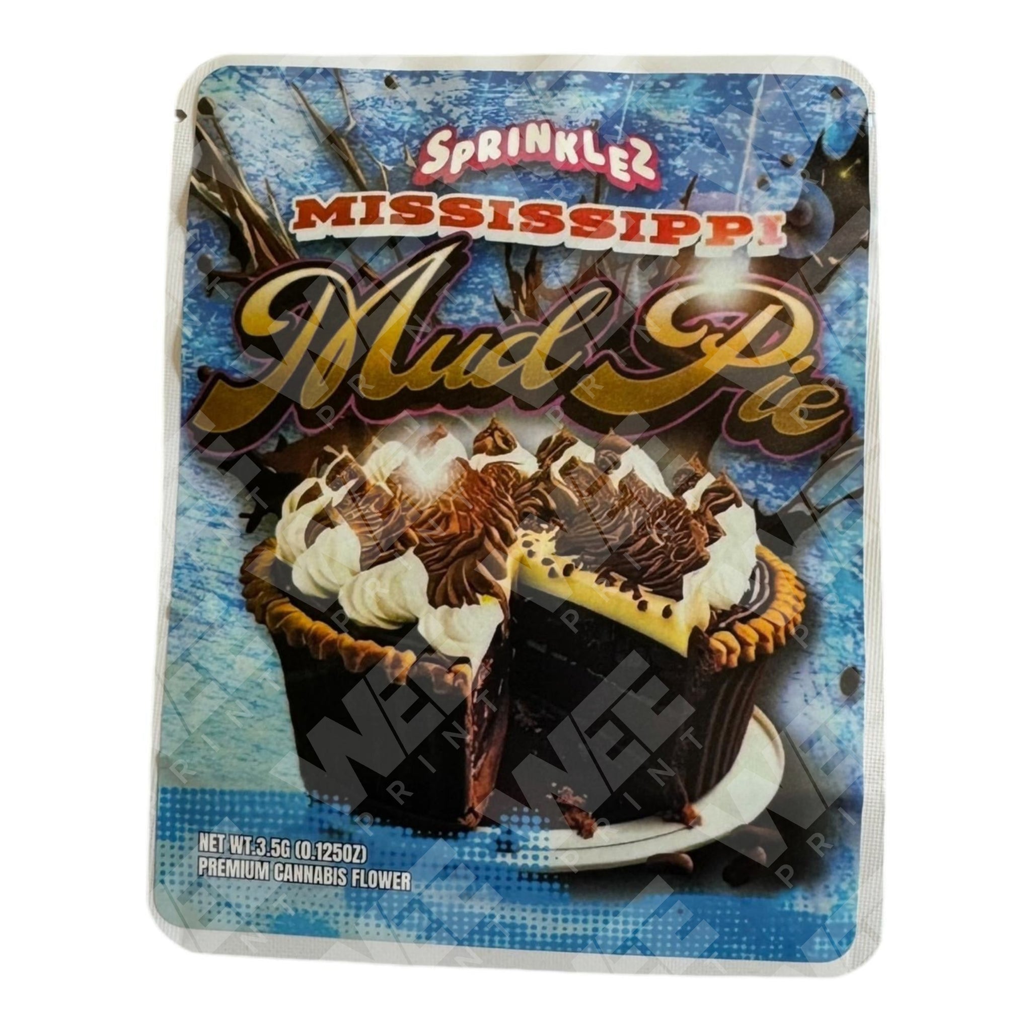 Sprinklez Mississippi Mud Pie 3.5G Mylar Bags