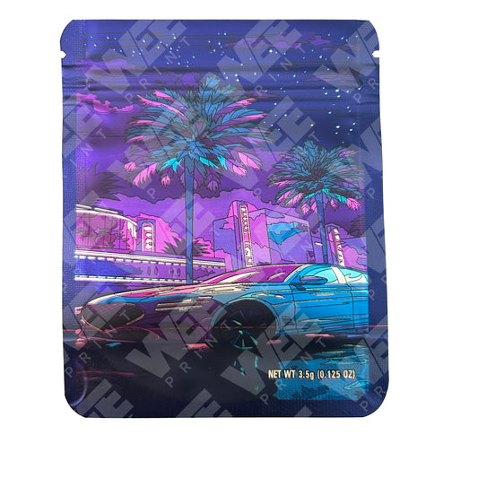 Evening Car 3.5G Mylar Bags