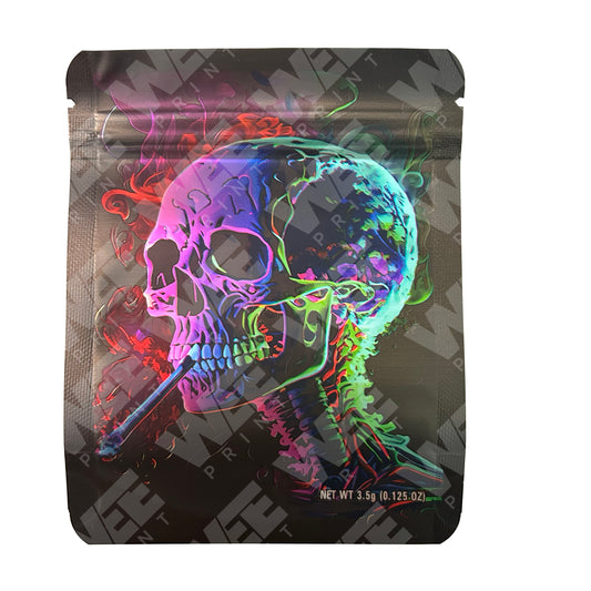 Painting Skeleton 3.5G Mylar Bags