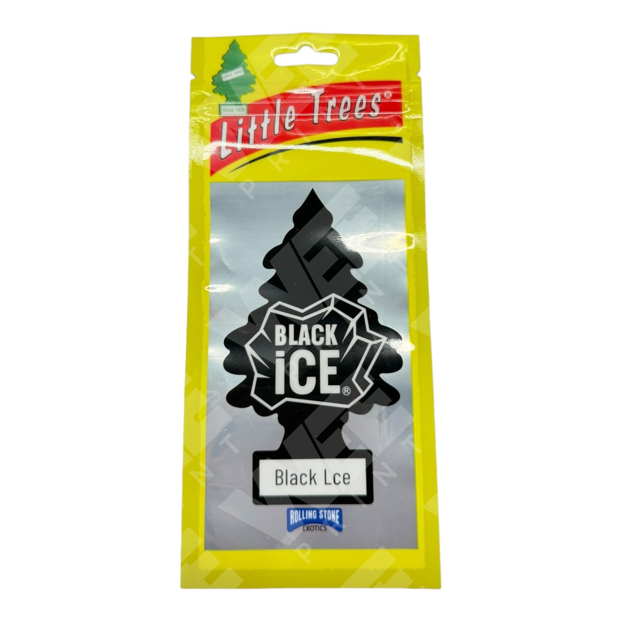 Little Trees Black Ice 3.5G Mylar Bags